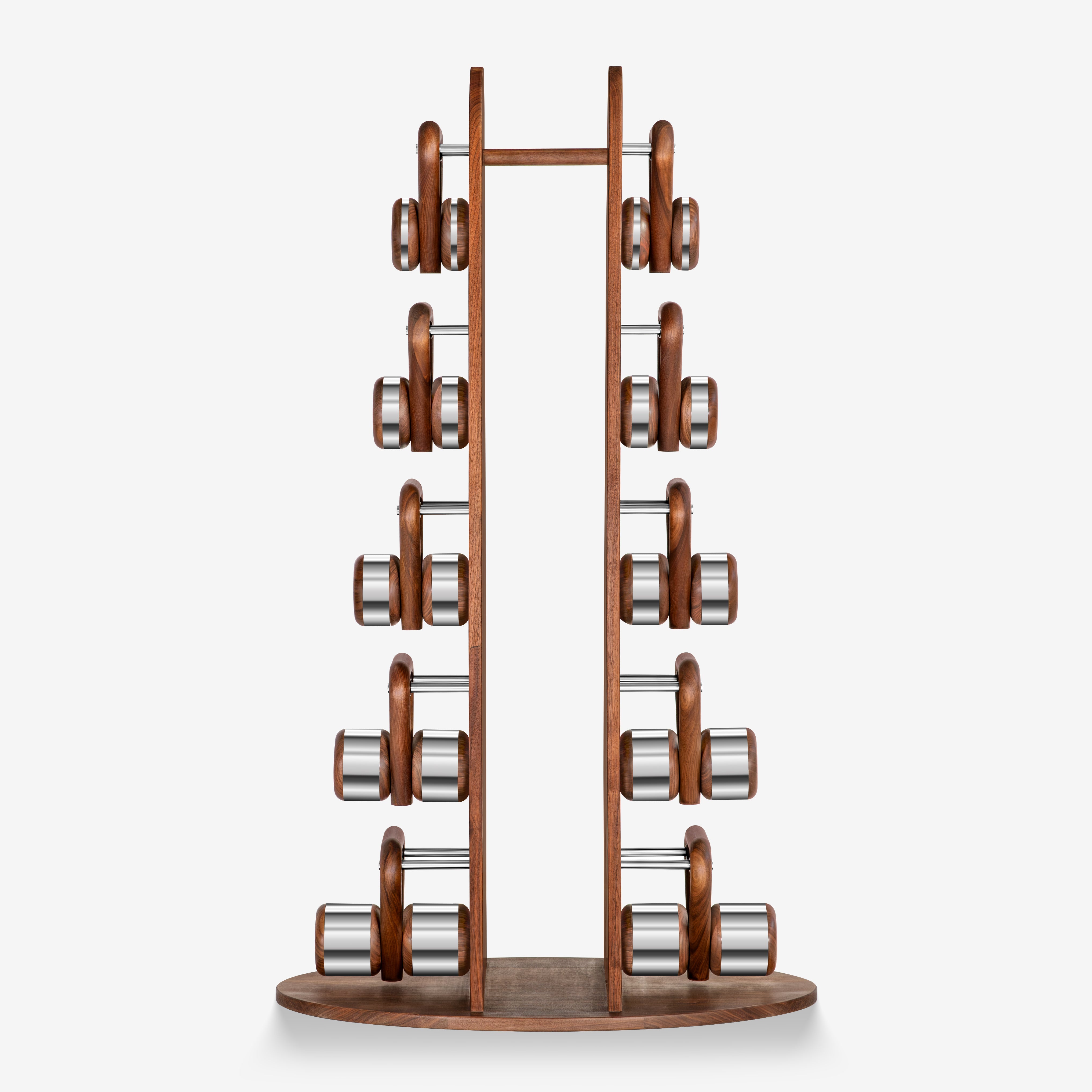QIBU KETTLEBELLS SET WITH VERTICAL RACK