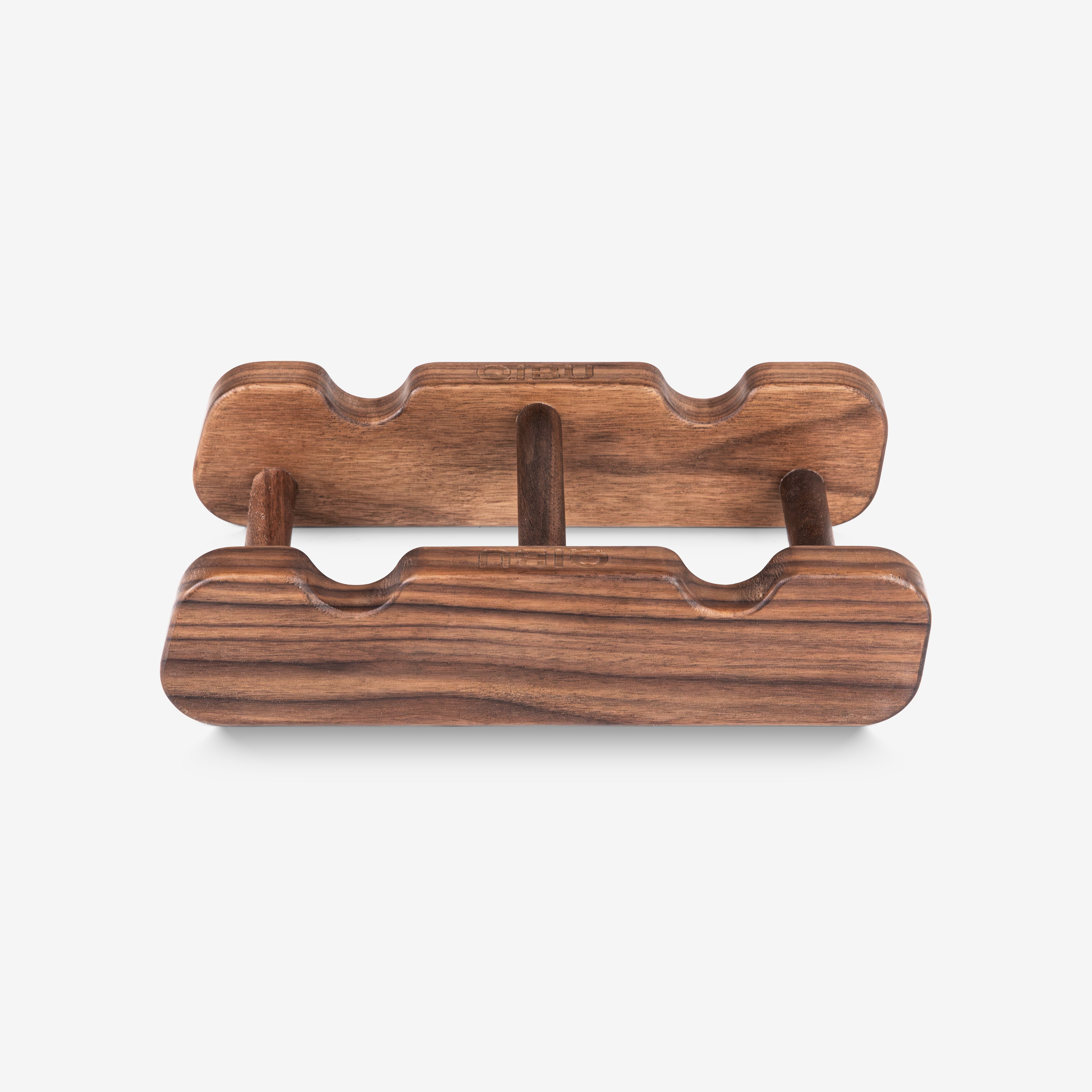 QIBU DUMBBELLS WOODEN STAND